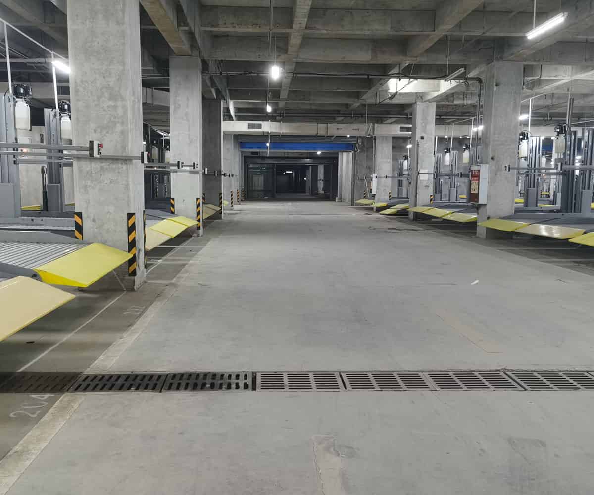 兩層簡易升降機械車庫短租